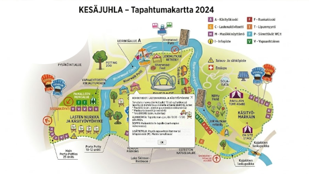 Interaktiiviset tapahtumakartat messuille ja tapahtumiin